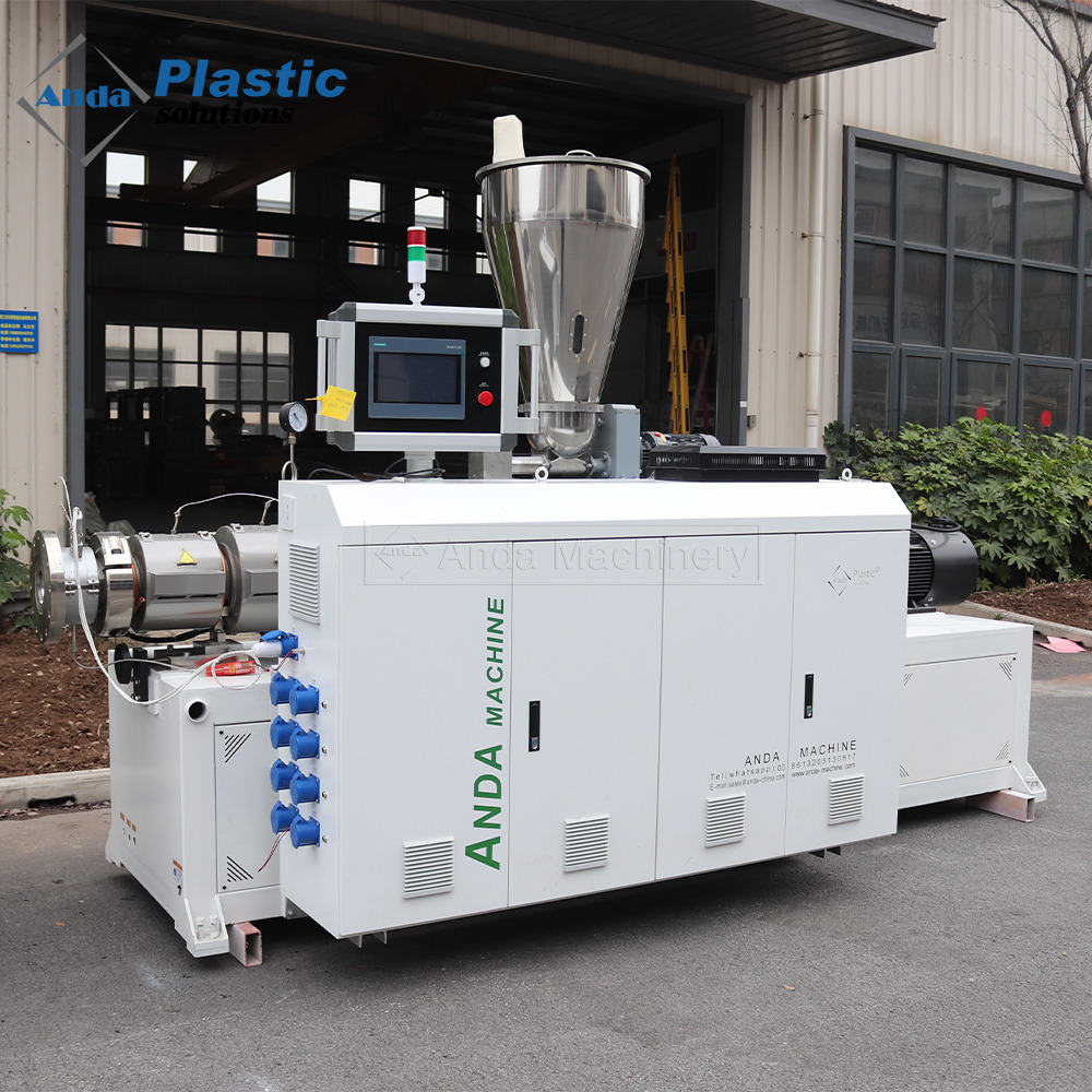 Anda ПВХ қабырға панеліне арналған машиналар пластикалық экструдер машинасы