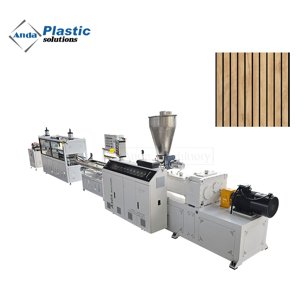 PVC панельдер желісі, PVC Fluted Panded Machine, PVC Fluted Panded Pollage машинасы