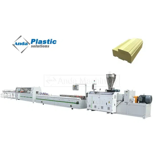 WPC Қатты есіктің қаңқасы профильді өндіру желісі